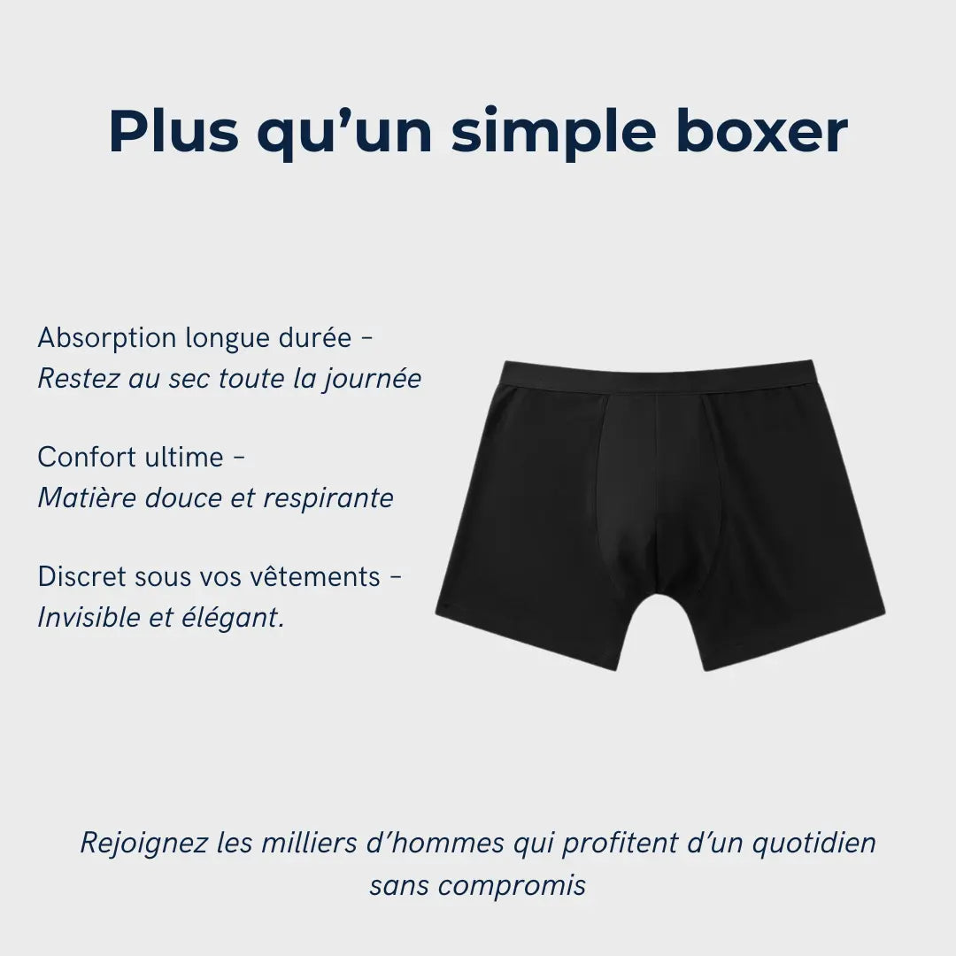 Boxer incontinence ultra-absorbant