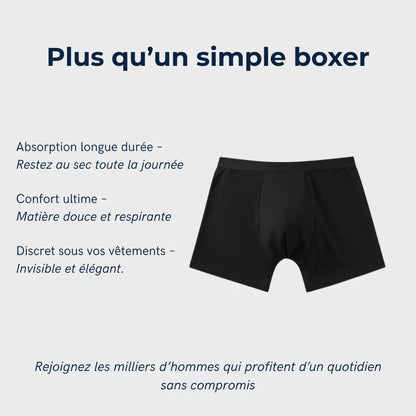 Boxer incontinence ultra-absorbant