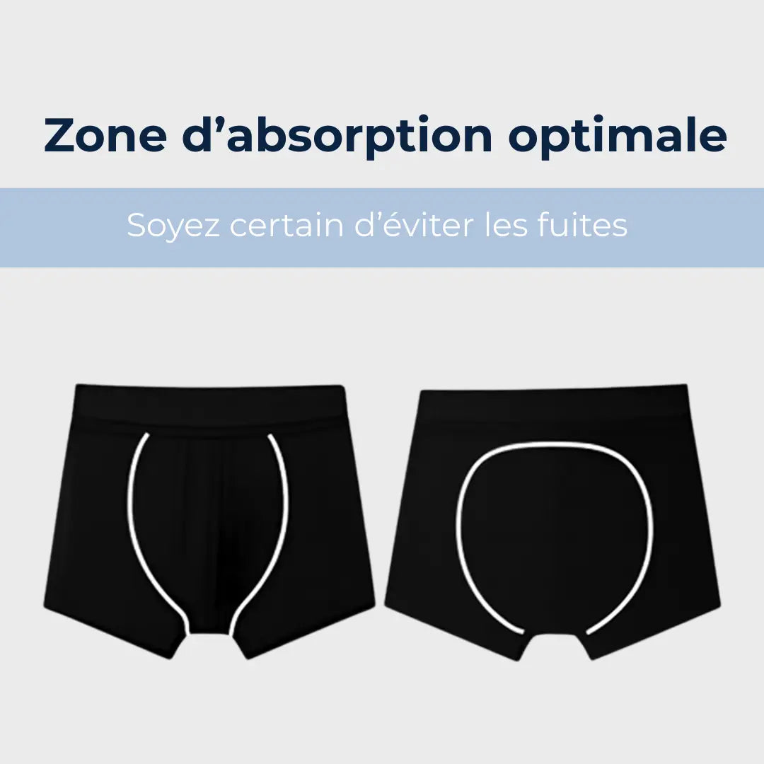 Boxer incontinence ultra-absorbant